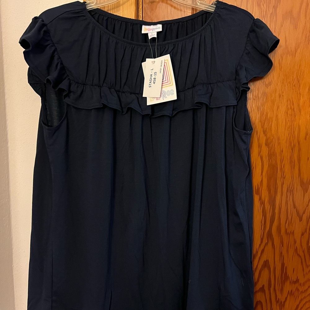 LuLaRoe large blue Stasha